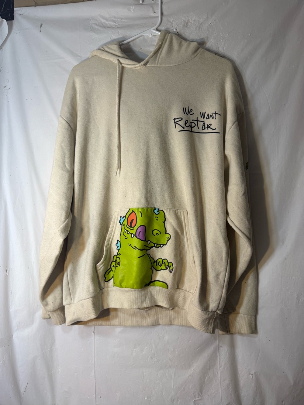 Nickelodeon Rugrats "We Want Reptar" men’s pullover hoodie size large